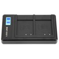 thumbnail image 2 of Portable Camera Battery Charger for NP‑BN1 USB Camera Dual Charger with LCD Display, 2 of 14