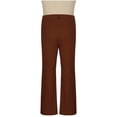 thumbnail image 4 of Xuniizn Mens Dress Pants, Solid Color Zipper Button Stretch Flared Pants with Pockets, Business Fashion Comfortable Formal Suit Trousers, 4 of 7