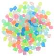 thumbnail image 1 of Miangastore Glow In The Dark Plastic Stones Diamond Shaped 300Pcs 1.4x1.1In, 1 of 9