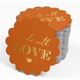 thumbnail image 4 of Inkdotpot Real Gold Foil Made With Love Text Tags Favor Hang Paper Tags 100 Piece, 4 of 6