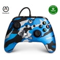 thumbnail image 1 of PowerA Enhanced Wired Controller for Xbox - Metallic Blue Camo; gamepad, wired video game controller, gaming controller, Xbox Series X|S, 1 of 6