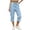 Light Blue, variant on Scyoekwg Women's Sweatpants Comfy Casual Solid Color Ladies Sweatpants Cotton Linen Elastic Waist Straight Leg Pants With Pockets Loose Trousers Black,XXL