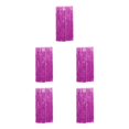 thumbnail image 1 of Decodeary Safe Foil Fringe Curtain Multiple Colors And Finger Tassels For Memorable Pink 3*1m 5Set, 1 of 4