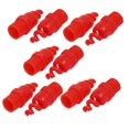 thumbnail image 1 of Unique Bargains 1/2 Bsp Filetage Mâle PP Cône en Spirale Buse Atomisée Pulvérisation Industrielle Rouge 10pcs, 1 of 1