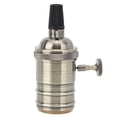thumbnail image 1 of Retro Style E27 Lamp Base Lamp Holder with Switch Pendant Light Accessories, 1 of 11