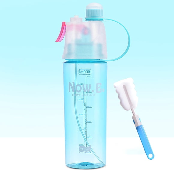 Glass&Bottle Outdoor Spray Water Bottle for Summer Use Multifunctional Sports Hydration with One-Click Mist and Lightweight Materials for Hiking and Running