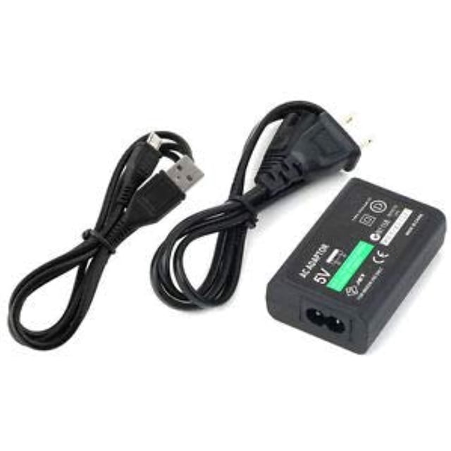 2000 Adaptateur d'Alimentation par Mars Devices pour PS Vita, Conçu Spécialement pour les Modèles PS Vita 2000. Comprend un Adaptateur d'Alimentation Noir avec une Sortie 5V, un Câble USB et un Cordon d'Alimentation. Convient pour Charger et Alimenter les Appareils PlayStation Vita.