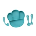 thumbnail image 1 of Suitable for home kitchens Kids Plate With Spoon PP Self Feeding Baby Divided Bowl For Dining, 1 of 3