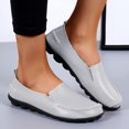 thumbnail image 5 of B91xZ Mocassins pour Femmes Bout Rond Plats Extensibles Mode Décontractée Chaussures de Soirée, Argent 8, 5 of 5