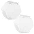 thumbnail image 1 of QJUHUNG 2pcs Transparent Fish Bowl Desktop Small Fish Bowl Plastic Fish Bowl Transparent Desktop Small Aquarium Fish Bowl For Home, 1 of 8