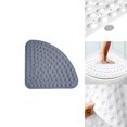thumbnail image 3 of Corner Bath Shower Mat Non Slip Pad Quadrant Sector Rubber Anti-Bacterial Mat, 3 of 8
