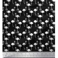 thumbnail image 1 of Soimoi Cotton Duck Fabric Flamingo Bird Decor Fabric Printed Yard 56 Inch Wide, 1 of 3