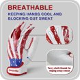 thumbnail image 2 of HANDLANDY Gants de Football pour Jeunes, Gants Adhésifs à Grand Récepteur pour Enfants et Adultes, Gants de Football Extensibles Blancs et Rouges, TP, 2 of 6