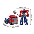 thumbnail image 2 of Transformers: 40th Anniversary Transformer Toys Optimus Prime Bumblebee Megatron Action Figure,Transformers Series Converting Robot,Transformer Action Figures Christmas Gifts for Kids - 7.4", 2 of 2