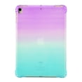 thumbnail image 3 of iPad 10.2 Case, iPad 8th 7th Gen Case, Osnuoph Soft TPU Silicone Gradient Shockproof Anti-scratch Protection Drop Proof Back Cover Shell for Apple iPad 8th 7th Generation 2019, Purple/Mint, 3 of 10