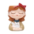 thumbnail image 1 of koolsoo Fairy Girl Planter Pot Display Garden Decor for Windowsill Patio Living Room Cat, 1 of 9