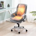 thumbnail image 2 of H Heated Lumbar Support Cushion With Fast Warm Up, Adjustable Heating Pad, Machine Washable Cover For Office Chair, Car Seat, Wheelchair And Home Use, Relieves Back Pain, 2 of 5