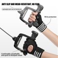 thumbnail image 3 of 1 Paire de Gants de Compression pour l'Arthrite - Gants pour Hommes Demi-Doigt L5D6, 3 of 9