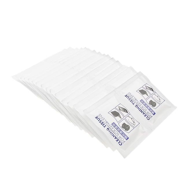 TISHITA Portable Eyeglasses Screen Lens Cleaning Wipes Moistened Paper 30 Pieces 02