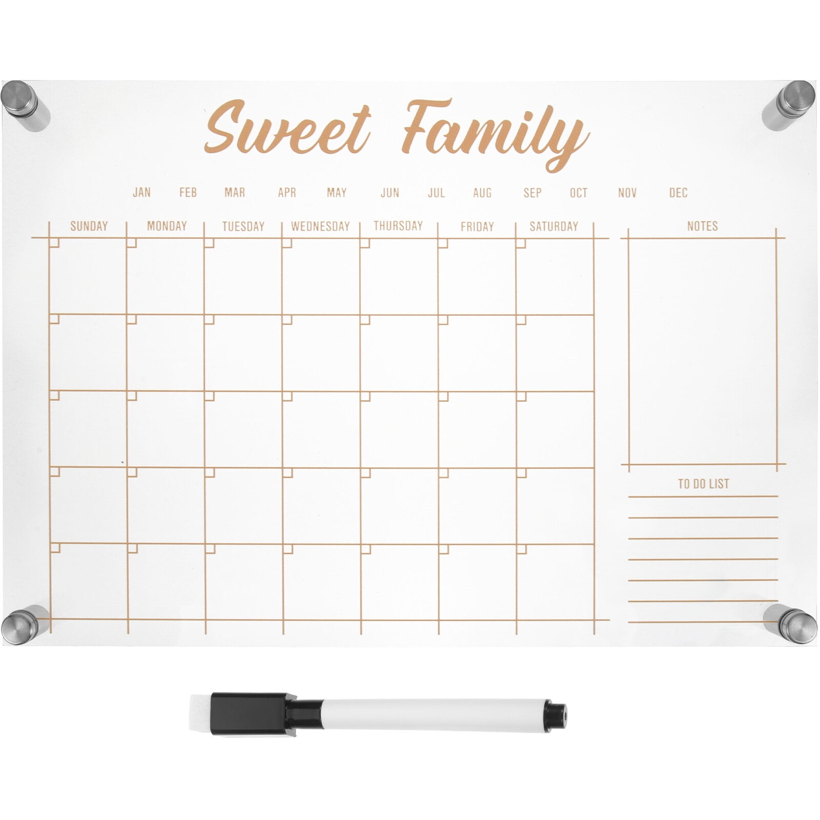 1 Set Desk Whiteboard Desk White Board Desktop Dry Erase Board Acrylic Planner Erase Board for Office