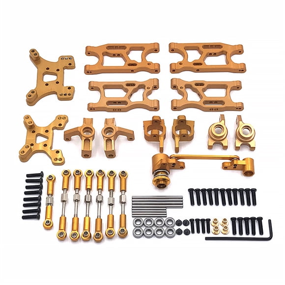 fastboy Front Rear Swing Arms Crawler Model Vehicle Upgrade Steering Cups C-Type Seat Modification Parts Kit Accessories Gold