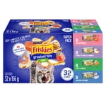 Friskies Pate Greatest Hits Variety Pack, Nourriture de chat humide 32 X 156g