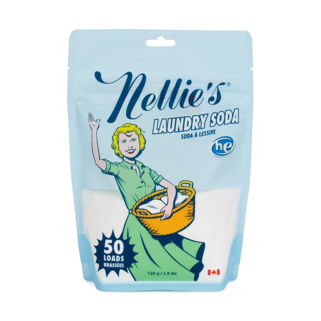 Nellie's Laundry Soda, 50 Loads, 750g, Laundry Detergent