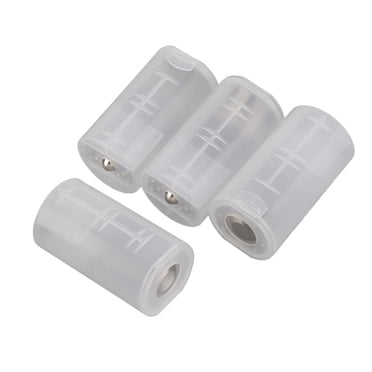 Battery Converter Case,4pcs AA to Size A Ato D Battery Converter Battery Switcher Best in Class
