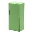 thumbnail image 2 of 1:12 Mini Doll House Wooden Kitchen Home Green Single Door Refrigerator, 2 of 8
