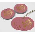 thumbnail image 4 of Inkdotpot Pack Of 50 Real Gold Foil Paper Tags Happy Holiday Favor Hang Tags, 4 of 6