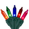 thumbnail image 1 of Northlight Ensemble de 20 Mini Lumières de Noël Multicolores, Fil Vert de 4 Pieds, 1 of 4
