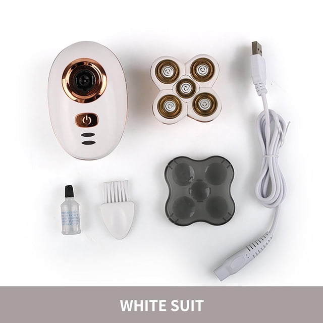 Boovnll Maison, Rasoir Rasoir à Cinq Lames Rechargeable, Rasoir d'Auto-assistance, Couteau à Raser, Maison Intelligente, Essentiels pour la Maison