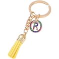 thumbnail image 1 of 26 Letters A-Z Decorative Alphabet Initial Charm Keychain for Women Girls Men Teenager Gift, 1 of 2