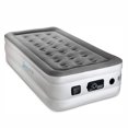 thumbnail image 1 of SereneLife Twin Size Inflatable Premium Airbed Flocked Mattress w/ Internal Pump, 1 of 7