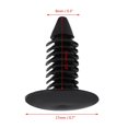 thumbnail image 4 of Push Pin Clip Retainer, 50pcs Car Bumper Plastic Rivet Fastener Retainer Trim Clips A133 Clips Plastic Black for Varieties of Vehicles, 4 of 8