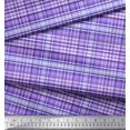 thumbnail image 2 of Soimoi Cotton Poplin Fabric Plaid Check Print Sewing Fabric Yard 42 Inch Wide, 2 of 3