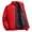 Red, variant on hoksml Men's Big and Tall Winter Jacket Stand Collar Puffer Coat with Quilted Lining and Zippered Pockets