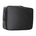 thumbnail image 4 of Fireproof Document Bag Travel File Bag Safety Organizer 3 Layer Document Bag for Black with lock, 4 of 9