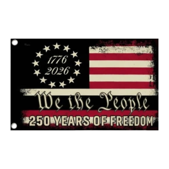 TIELUTT Anniversary Commemorative Flag 250th Showcasing Unity and for Family Canadian Flag for Car Window Home Flag Pole Wooden Flag Poles for outside Support the Flag Decal Flag Shirt Woman