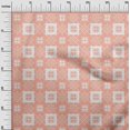 thumbnail image 3 of oneOone Polyester Spandex Peach Fabric Geometric Sewing Craft Projects Fabric Prints By Yard 56 Inch Wide, 3 of 4