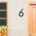 thumbnail image 5 of EGNMCR 5 Inch Modern Metal House Numbers Black Door Number House Address Letters And Numbers For Outside Signs Door number sign, 5 of 5