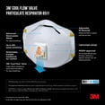 thumbnail image 3 of 3M N95 Cool Flow Mask, 5-pk, 3 of 9