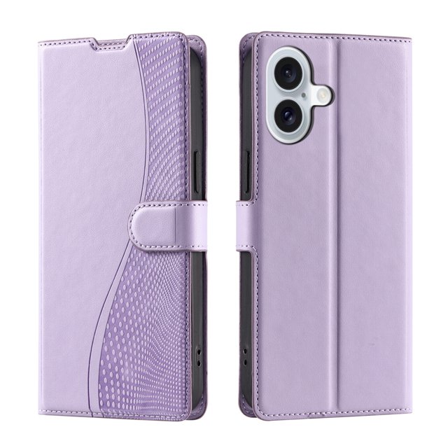 iPhone 16 Case,Wallet Pu Leather Flip Cover Card Holder Magnetic Stand