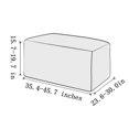 thumbnail image 3 of GUOOL Pouf Pouf Housse Repose-Pieds Housse Repose-Pieds Protecteur de Tabouret Orange, 3 of 9