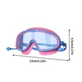 thumbnail image 3 of Kids Swimming Goggles - Large Frame HD Waterproof Eyewear - Adjustable Soft Silicone Seal & Eye Protection for Children, 3 of 9