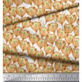 thumbnail image 3 of Soimoi Poly Georgette Fabric Tulip Flower Printed Fabric 1 Yard 42 Inch Wide, 3 of 3