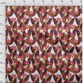 thumbnail image 4 of oneOone Rayon Dark Magenta Fabric Floral Sewing Craft Projects Fabric Prints By Yard 56 Inch Wide, 4 of 5