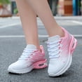 thumbnail image 2 of DXOUPM Running Shoes for Women Color Block Fashion Sneakers Lightweight Walking Gym Workout Footwear, 2 of 3
