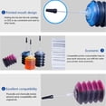 thumbnail image 2 of pitrice 30ML Desktop Printing Machine Refill Dye Ink Compatible Inkjet Paper Printer Cartridge Household Offices Replacement for Epson Blue, 2 of 9