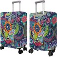 thumbnail image 2 of Travel Luggage Cover Suitcase Protector Fits 18-32 Inch Luggage Wheel Covers Patterned Travel Related Items Flower Luggage Protector Elastic Luggage Anti-scratch Suitcase Cover L, 2 of 5